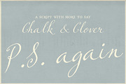 P.S. Again - Handwritten Script, a Script Font by Mneme (Thumbnail 1 of 8)