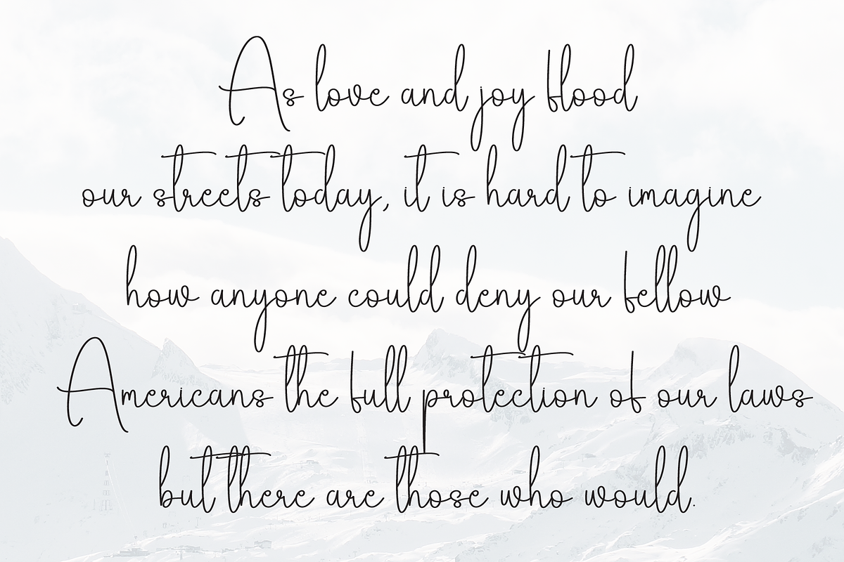 Wonderland | Script Font, a Handwritten Font by Scratchones (Photo 6 of 8)