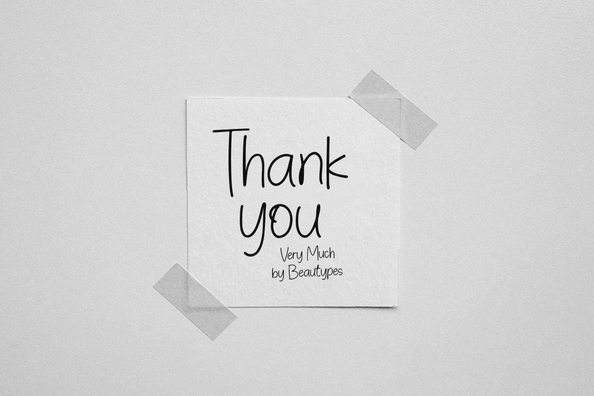 Coreet Quotes | a handwritten font, a Handwritten Font by Beautypes (Photo 8 of 8)