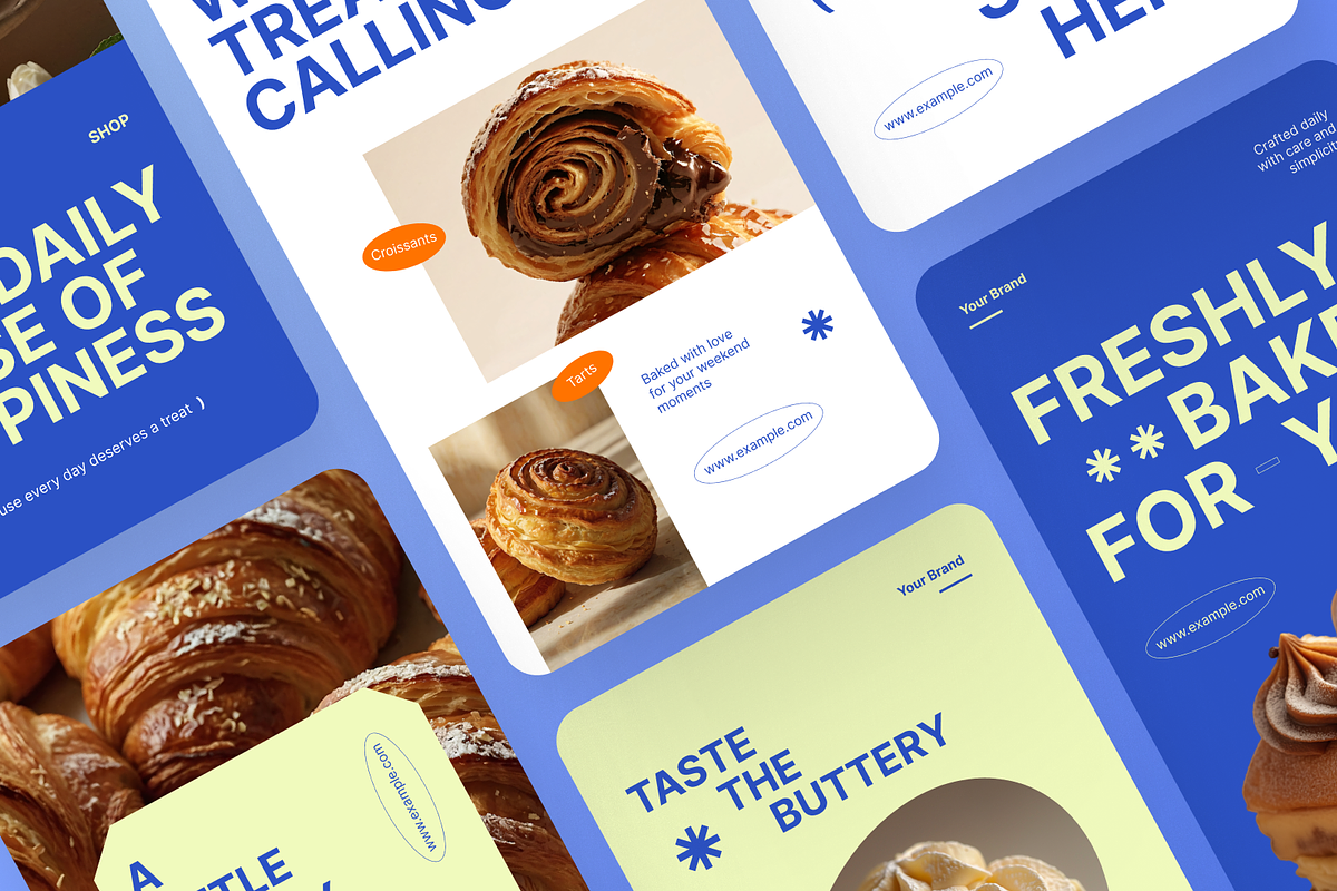 Pastry Shop Instagram Story, a Social Media Template by Annora Studio (Photo 2 of 6)