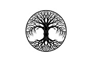 Tree of Life Circle SVG Bundle, an Illustration by Gfx_Store (Thumbnail 9 of 50)