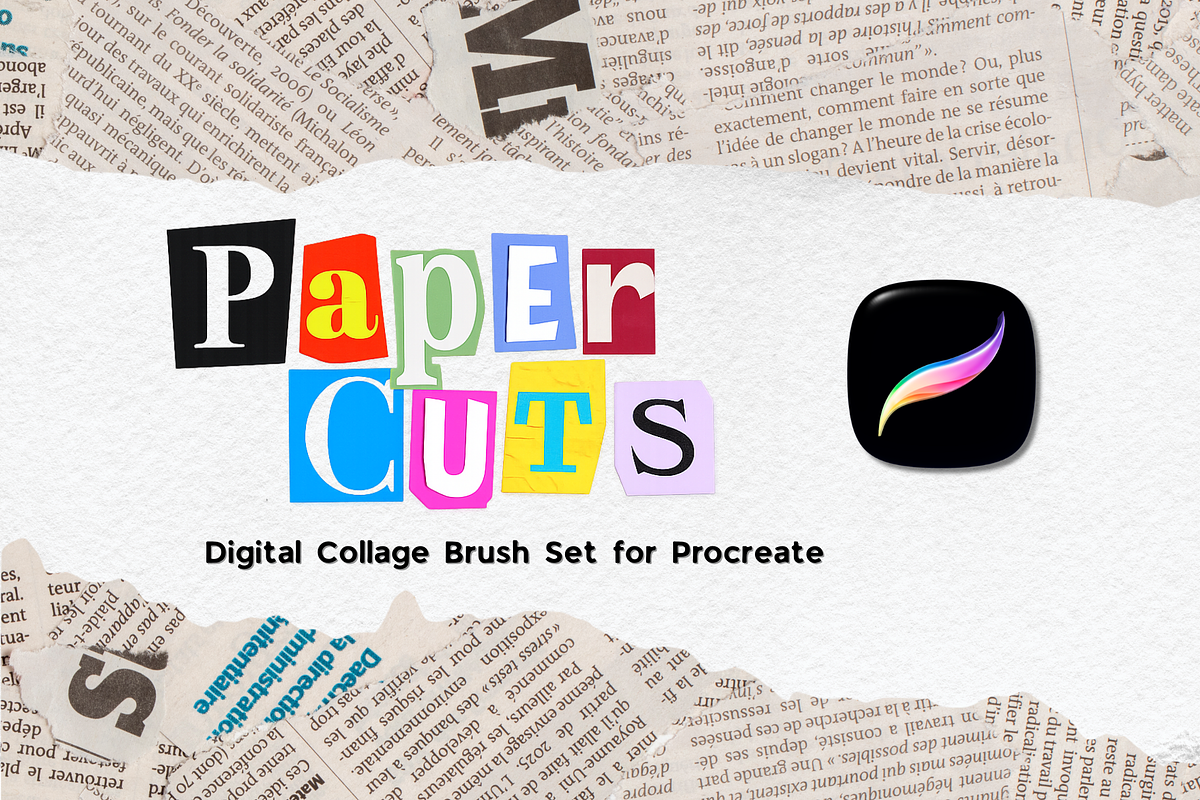 Collage Brushes - Procreate, a Brush Add-On by Wicked Creative (Photo 13 of 13)