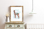 Llama Clipart Watercolor Llamas, an Animal Illustration by Maria B. Paints (Thumbnail 4 of 4)