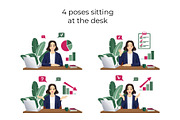 Young business woman kit, a Person Illustration by Volha Hlinskaya (Thumbnail 3 of 6)