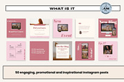 Engagement Post - Pink Boho, a Social Media Template by Freedom Business Shop (Thumbnail 3 of 11)