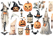 Halloween Vintage clipart, an Object Graphic by Evgeniia (Thumbnail 4 of 11)