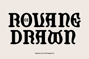 CS Rovane Drawn, a Serif Font by Craft Supply Co. (Thumbnail 1 of 8)