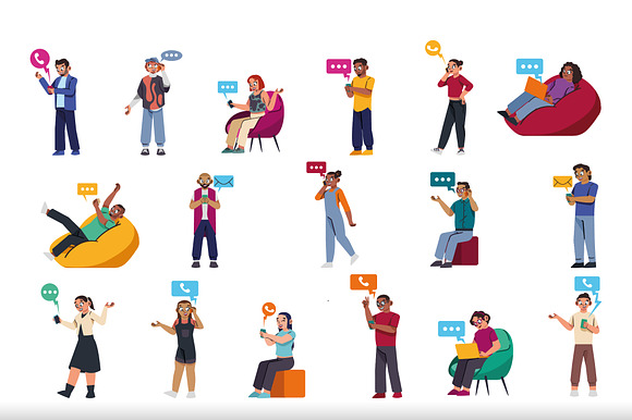 Global Communication Illustration Se preview 2