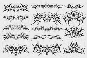 CYBER SIGILISM VECTOR SET