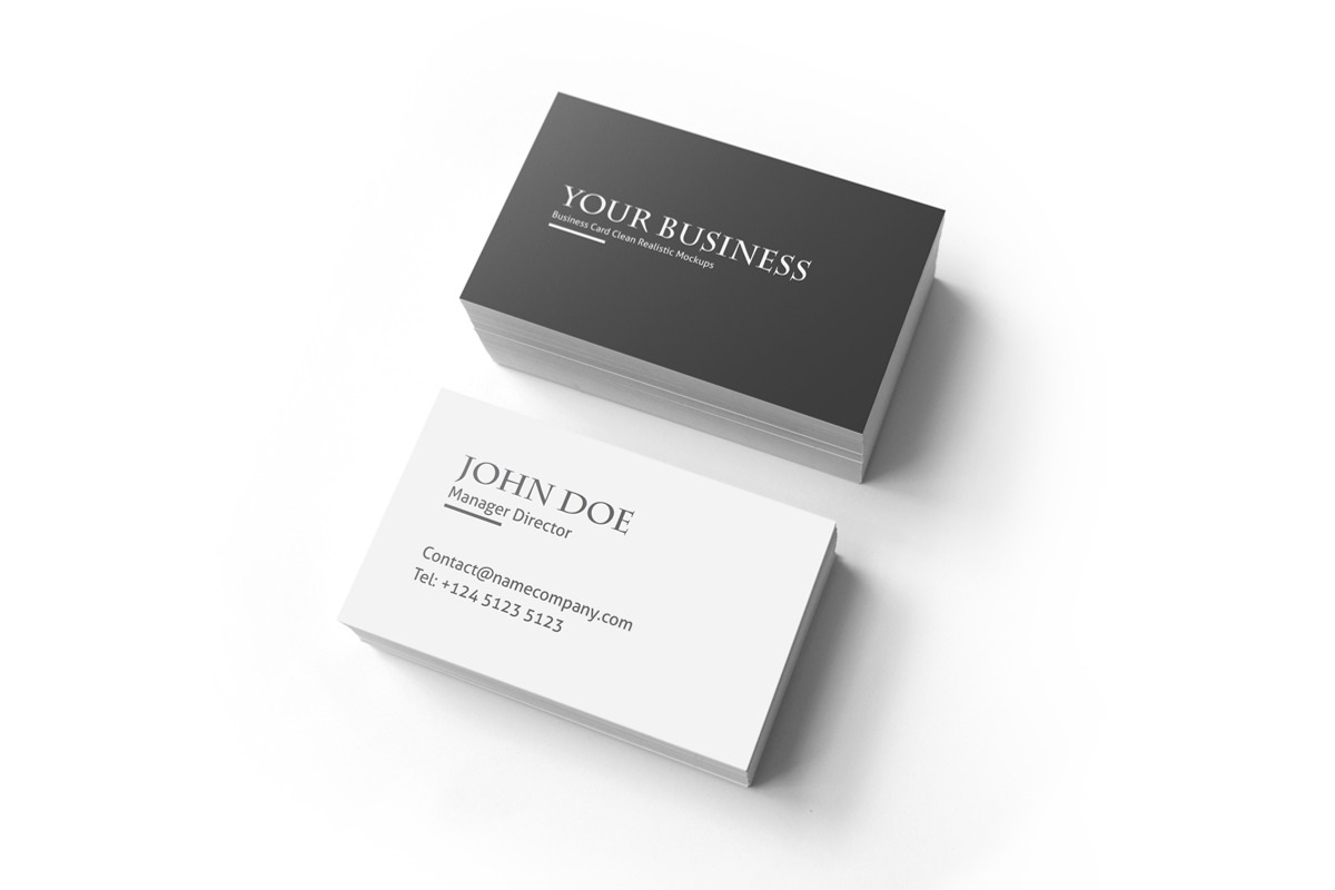 Business Card Mockup, a Business Card Template by resumetemplathttps://d3es (Photo 7 of 8)