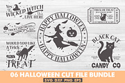 Halloween Cut File Bundle, a Seasonal Illustration by Libby Wishes (Thumbnail 1 of 7)