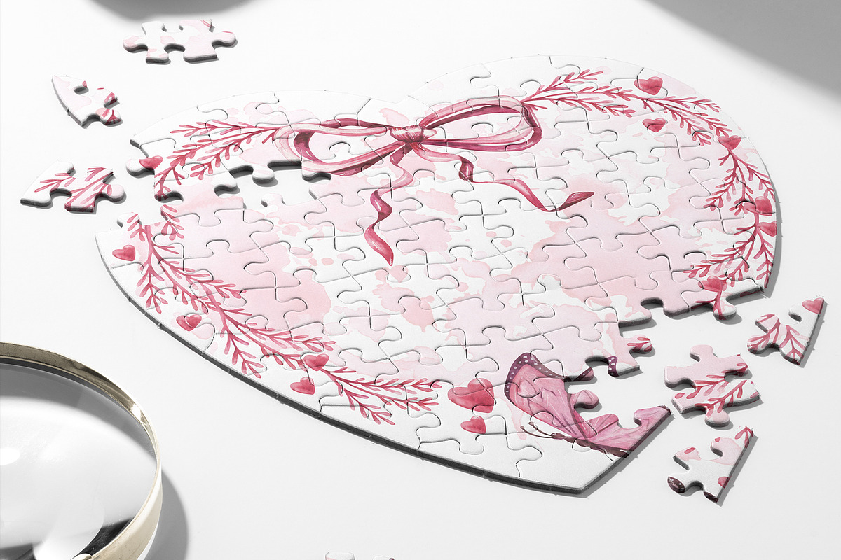 Romantic Watercolor Clipart set, a Decorative Illustration by WatercolorElena (Photo 7 of 11)