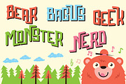 Sale ! 50% Mama Bear + Cute Bonus, a Font by fopifopi (Thumbnail 3 of 4)