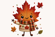 Whimsical Autumn Doodle Clipart, a Seasonal Illustration by Designworld (Thumbnail 5 of 5)