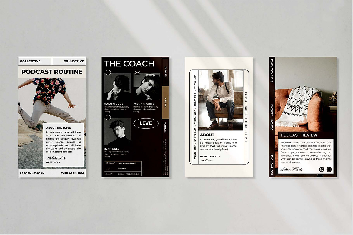 TARA TALK | Podcast Kit Stories, a Social Media Template by Analogi Studio (Photo 5 of 9)
