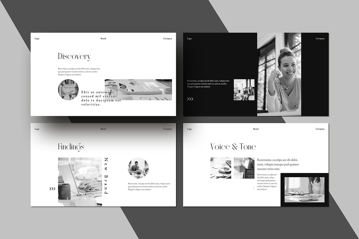 Brand Strategy Presentation Template, a Presentation Template by White Graphic (Photo 4 of 8)