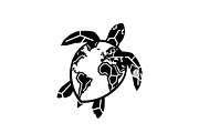 World Map Sea Turtle Bundle, an Illustration by Gaye Art (Thumbnail 27 of 31)