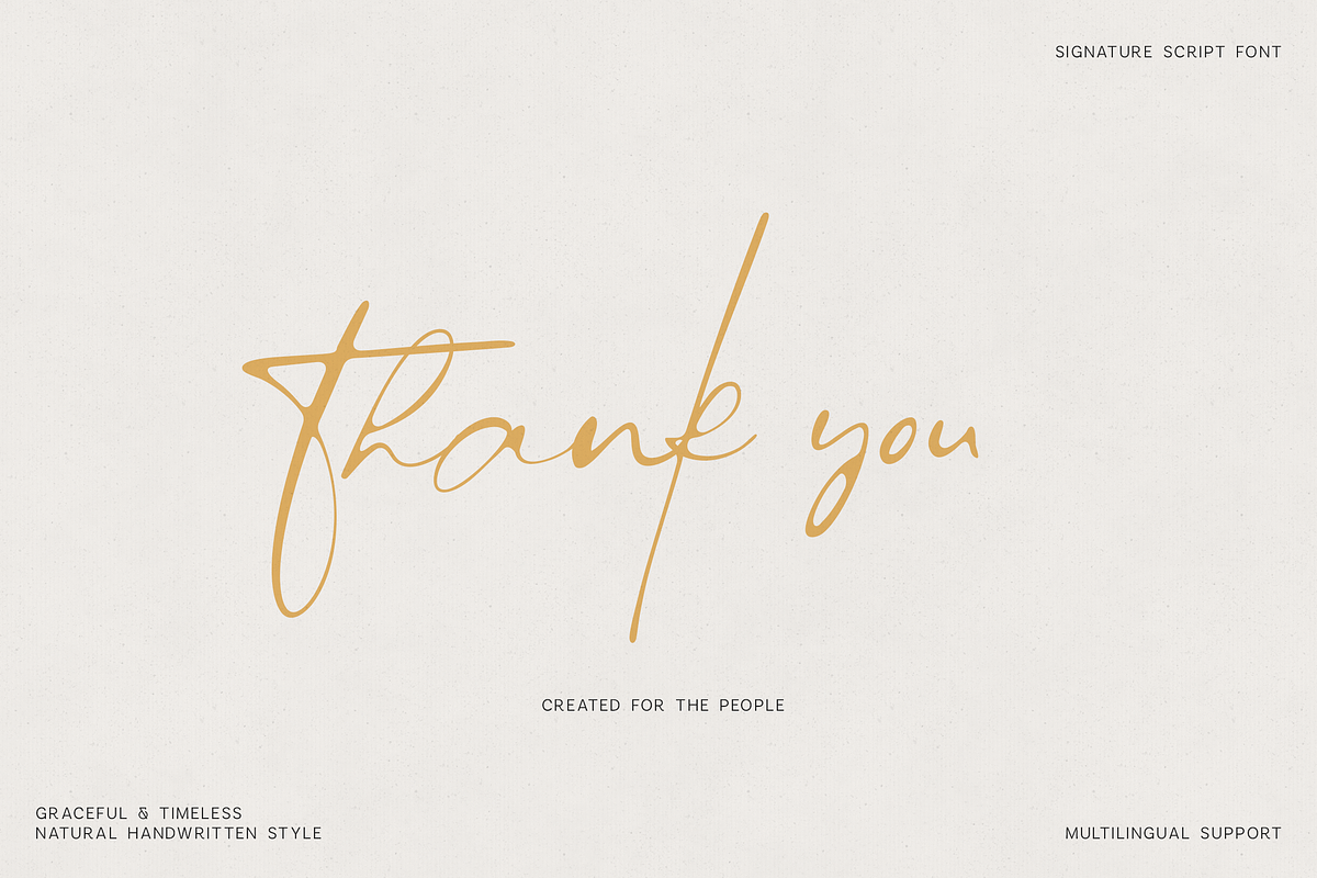 Goldenquill Elegant Signature Script, a Script Font by Only Fonts (Photo 13 of 13)