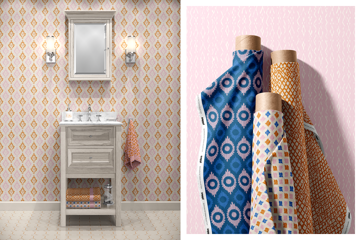 IKAT PRINTS ethnic textured patterns, a Pattern Graphic by SappiStudio (Photo 13 of 14)