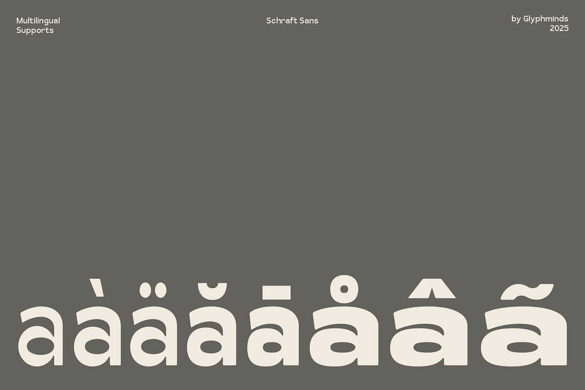 Schraft Sans Font Family, a Sans Serif Font by Glyphminds Studios (Photo 8 of 10)