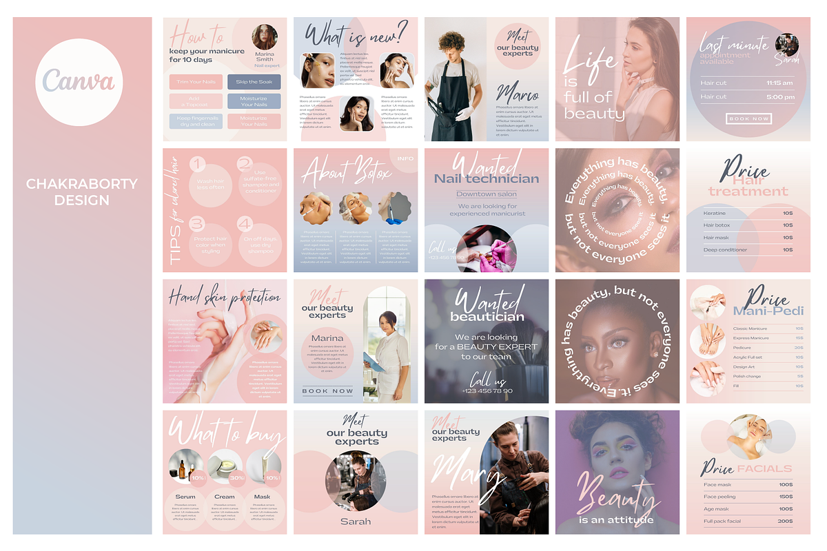 Editable Canva instagram template, a Social Media Template by Chakraborty Design (Photo 5 of 10)