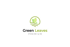Simple Green Leaf Logo Design, a Branding & Logo Template by AlvinStd