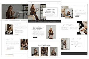 Squarespace Template: Amber Walker