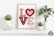 Love Heart Yarn PNG, an Illustration by Craft Nest (Thumbnail 4 of 4)