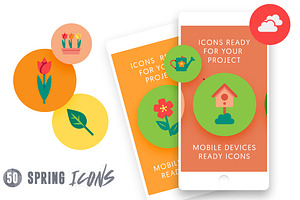 50 Spring Icons