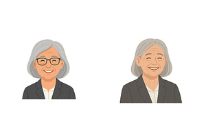 Elderly individuals smiling and, a Background Photo by ZinetroN