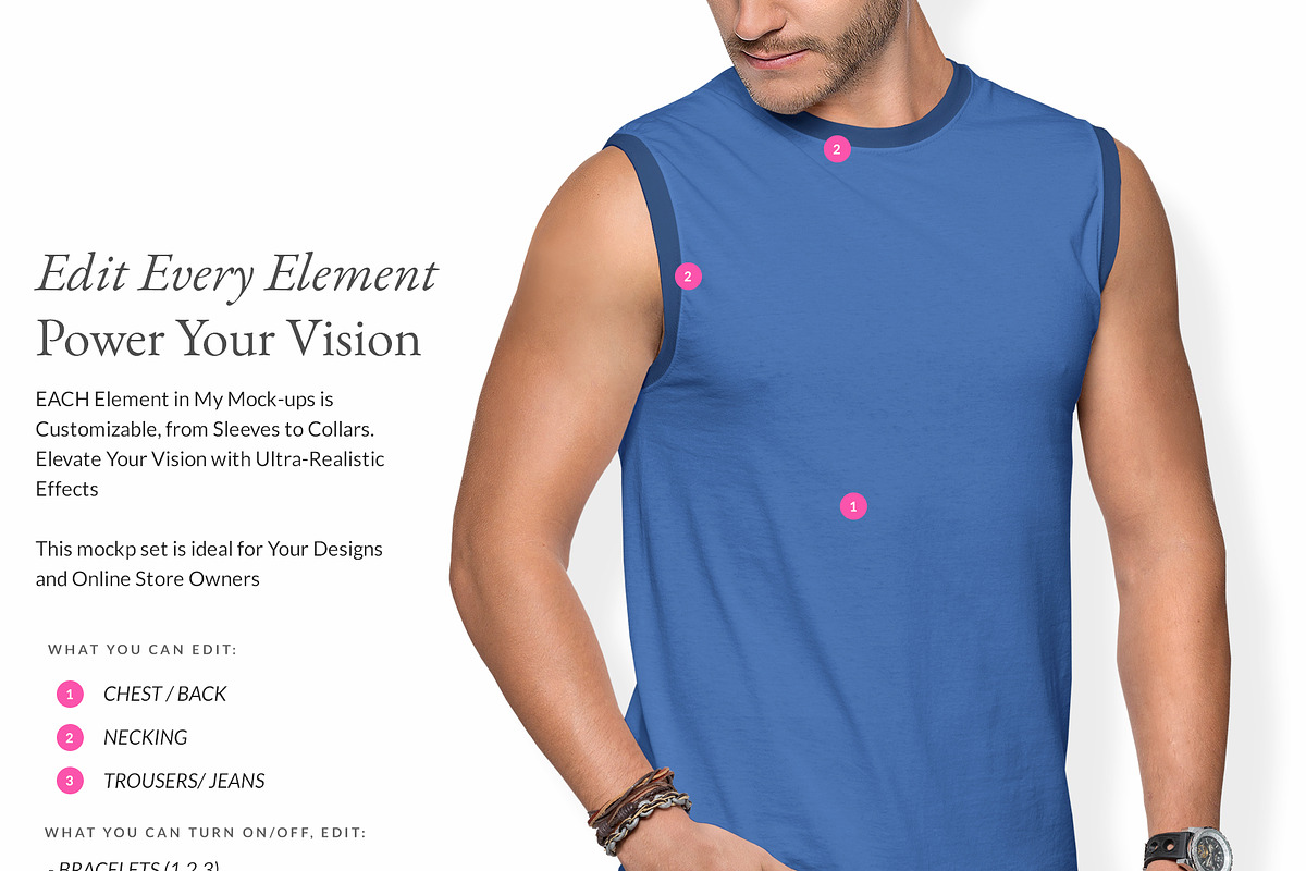 Men Tank Top 10x Mock-ups, a Shirt Mockup by Mocca Mockups Store (Photo 3 of 9)