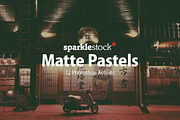 12 Matte Pastel Photoshop Actions