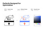 Bible Doodles Icon Pack, an Outline Icon by Prosymbols (Thumbnail 2 of 6)