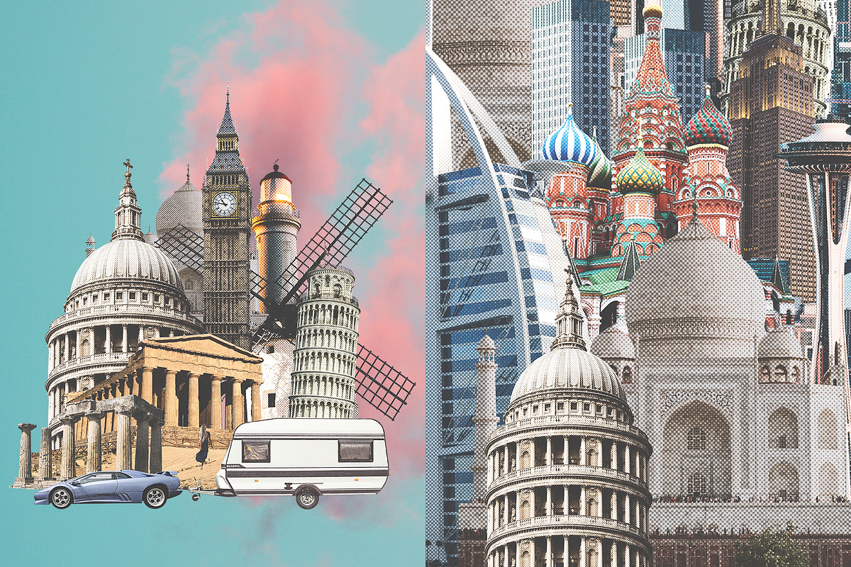 Collage Creator - 1400+ Cutouts, an Object Graphic by Graphicdome (Photo 14 of 47)