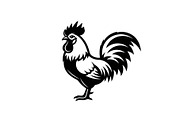 Rooster Chicken Silhouette Bundle, an Illustration by Designs_River (Thumbnail 43 of 51)