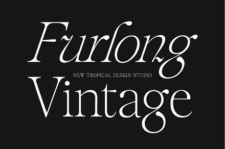 Furlong Vintage Serif Font, a Serif Font by Tropical Type
