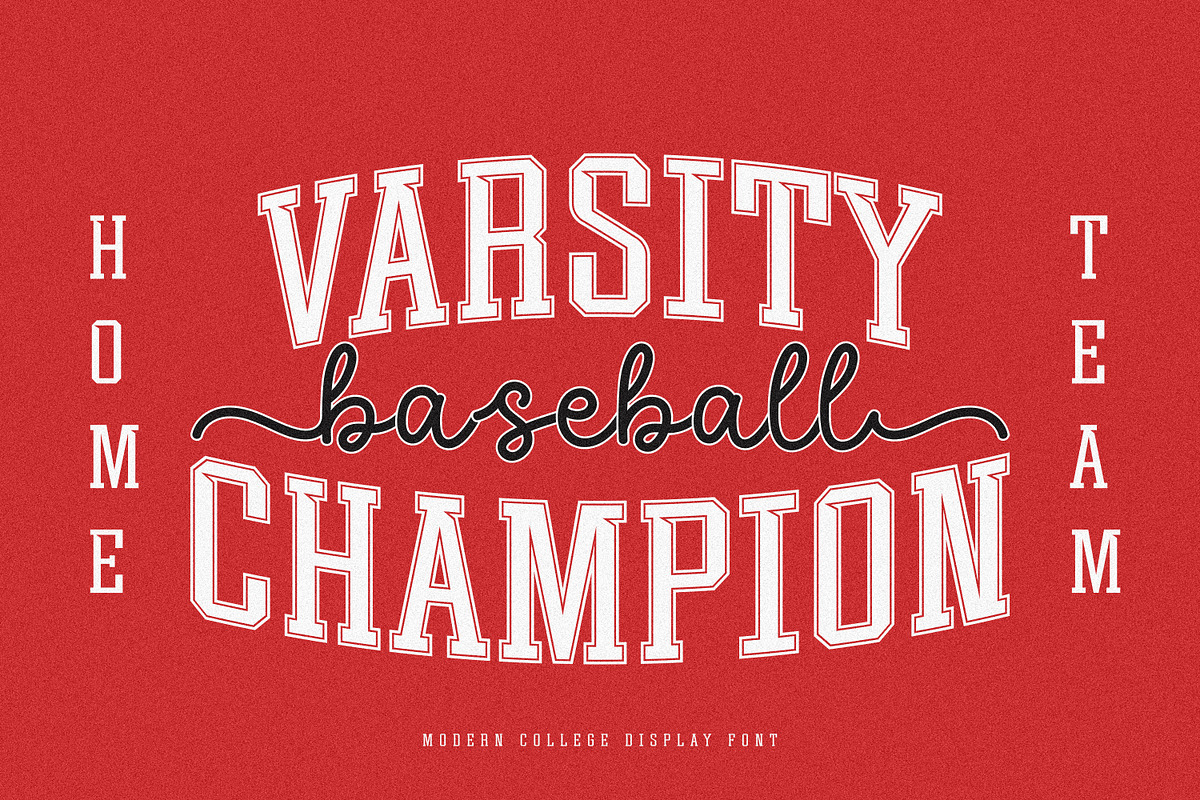 Athlete College Duo, a Slab Serif Font by MaxArt Foundry (Photo 3 of 10)