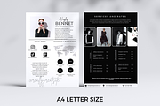 2 Page Media Kit Template - B&W, a Presentation Template by CoCreatorDesigns (Thumbnail 4 of 7)