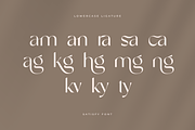 satisfy modern stylistic sans serif, a Sans Serif Font by Sensatype (Thumbnail 9 of 18)