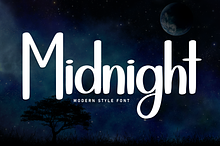 Midnight | Script Font