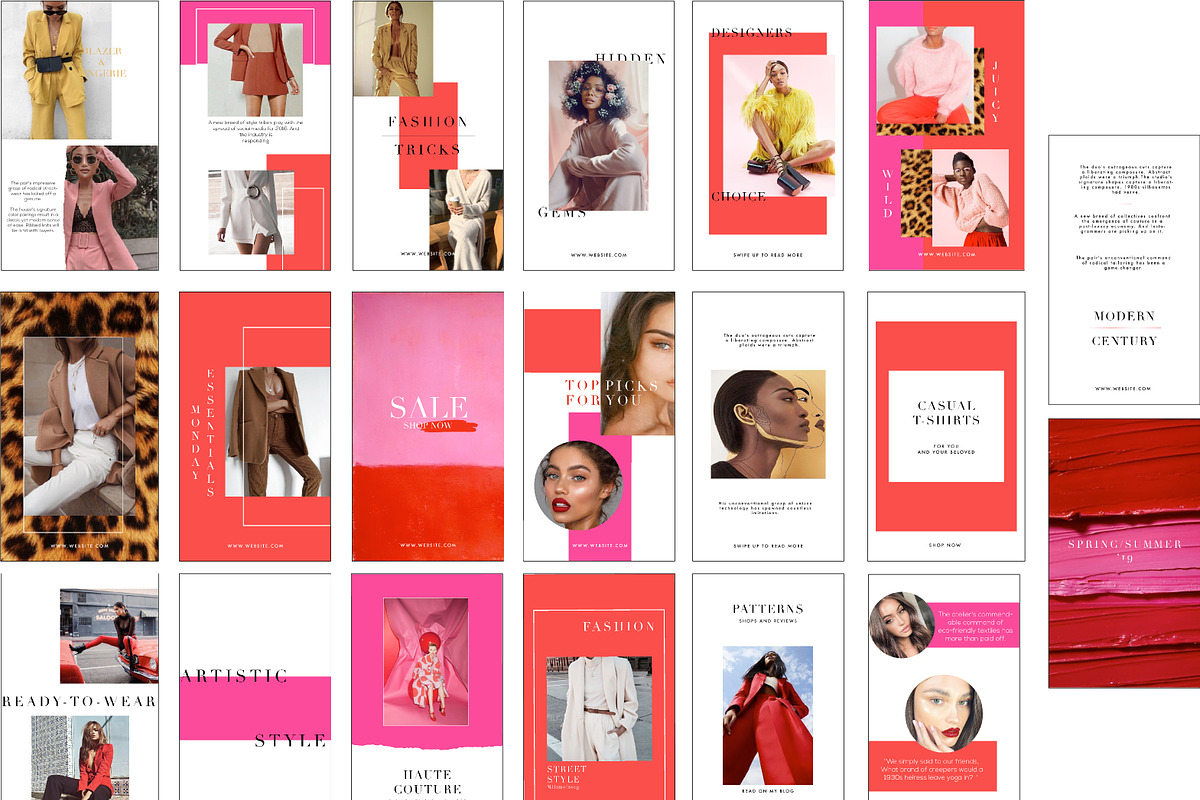 ANIMATED Fashion Instagram Stories, a Social Media Template by Dorondo.Art (Photo 3 of 3)
