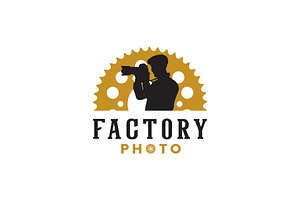 Factory Photographer Logo, a Branding & Logo Template by Atlantis X Nurman Arbai