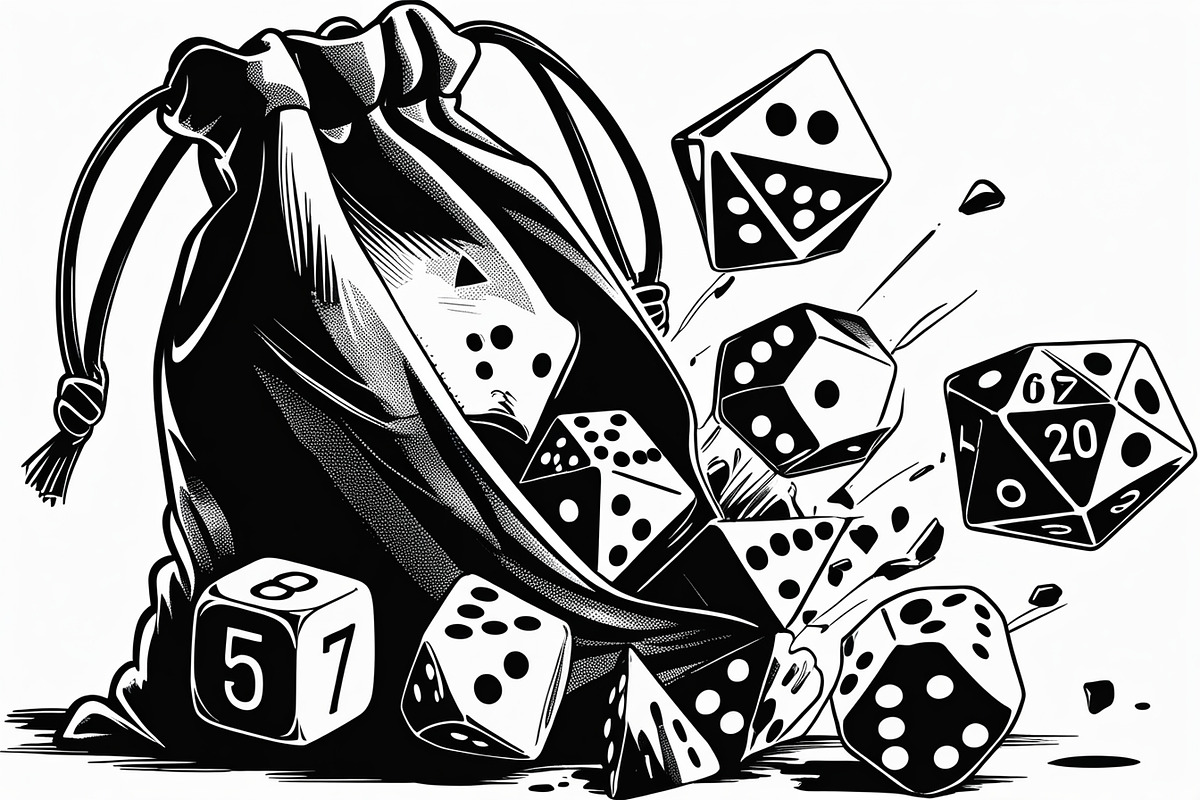 Dice Set Clipart Collection, an Illustration by musafir_fashion (Photo 4 of 9)