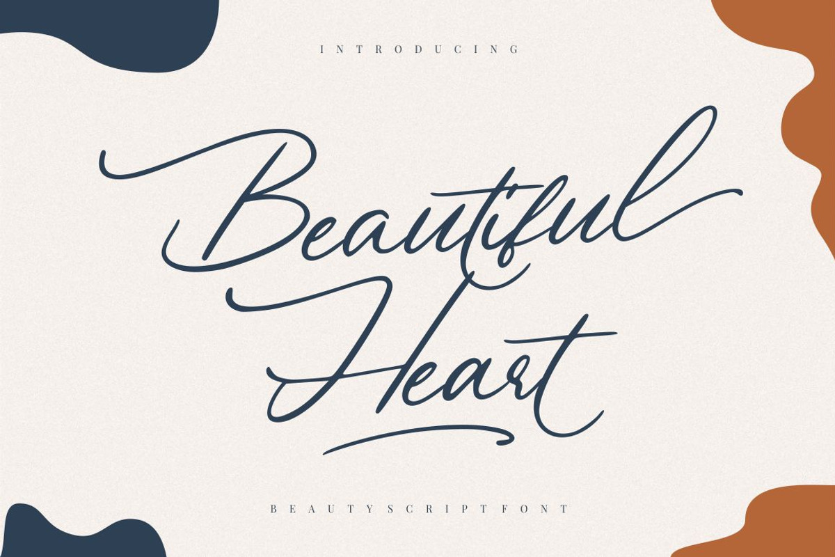 Beautiful Heart Font, a Script Font by Garisman Std (Photo 1 of 16)