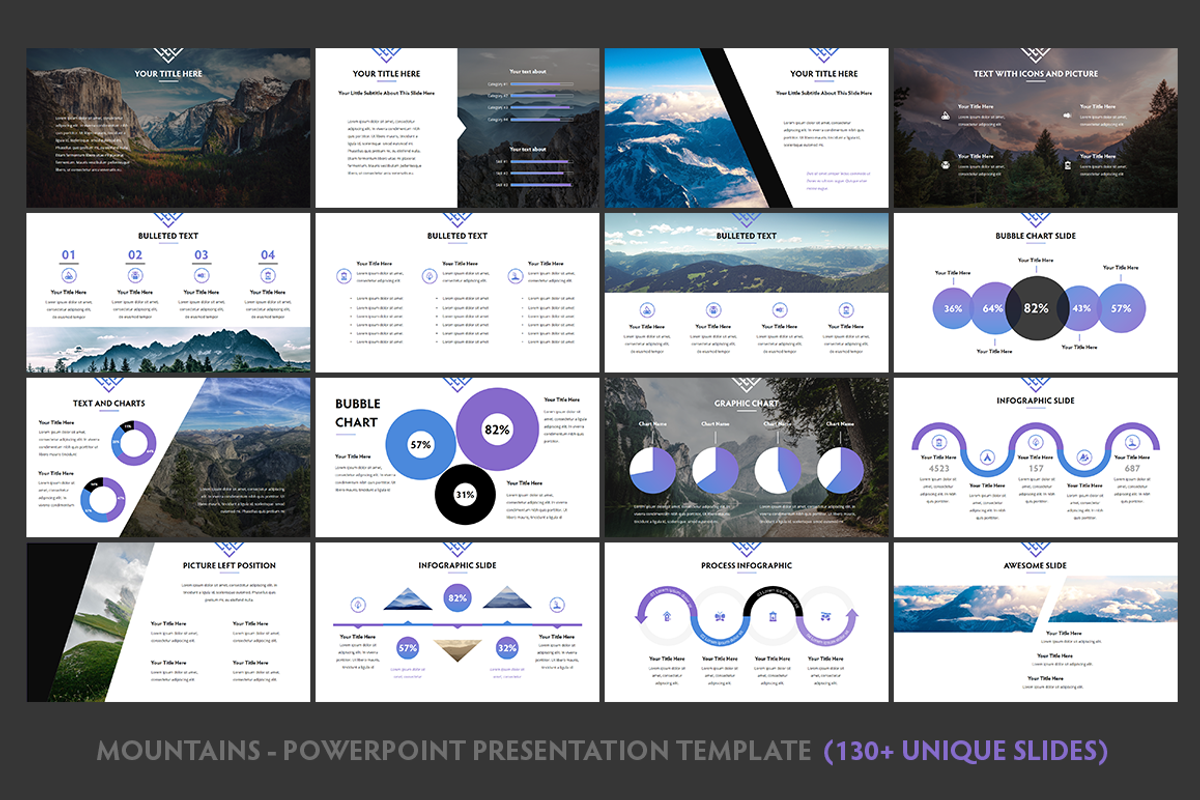 Mountains - Powerpoint Template, a Presentation Template by Helga_Design (Photo 6 of 12)