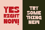 Crazy Bogie - Bold Display Typeface, a Sans Serif Font by Imoodev (Thumbnail 4 of 5)