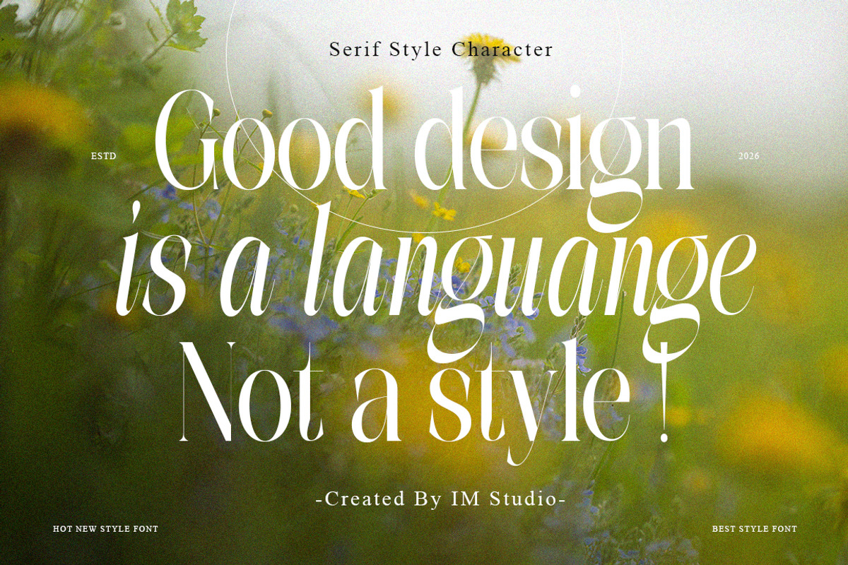 The Simple Editorial | 15 Style Font, a Serif Font by IM Studio (Photo 12 of 12)