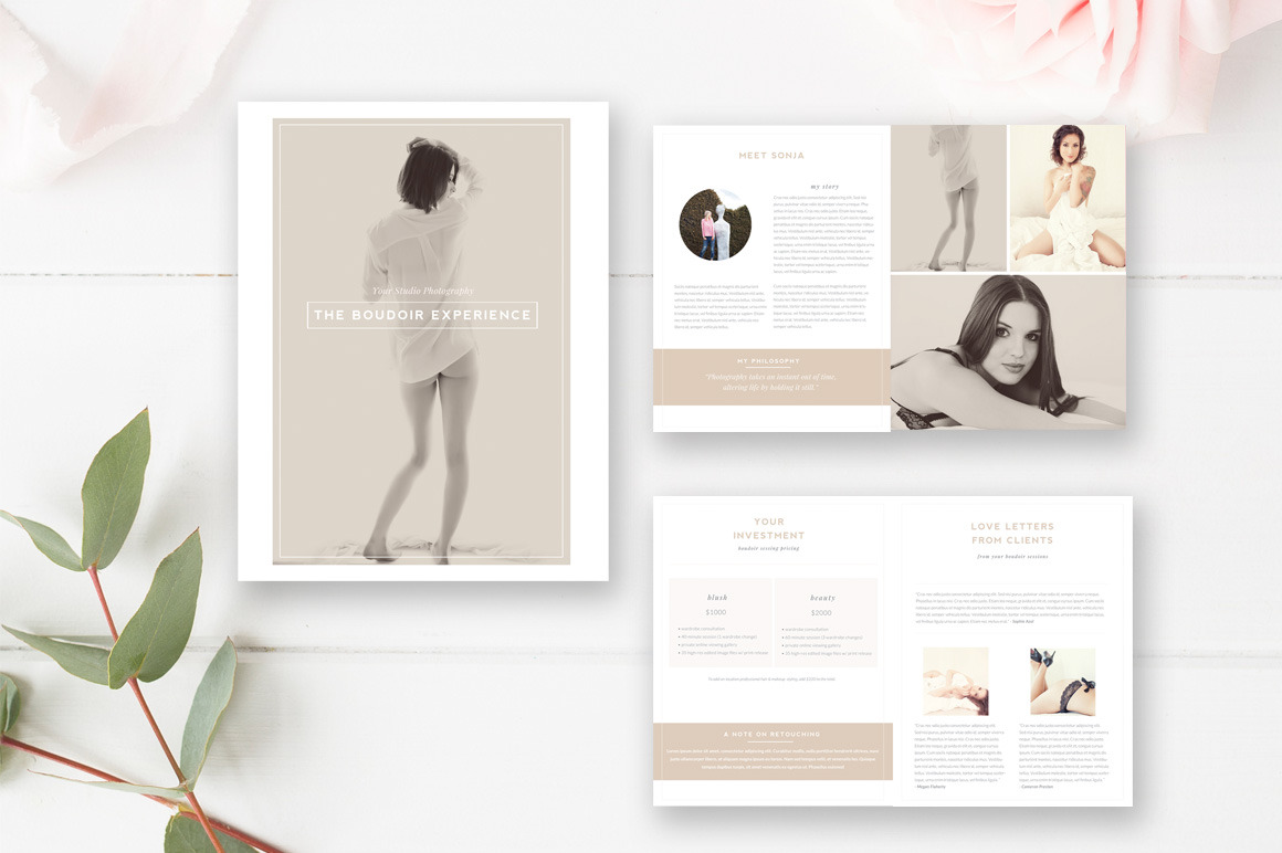 Boudoir Photography Magazine, a Magazine Template by By Stephanie Design