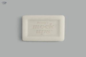 Mini Hand Soap In Pillow Box Mockup