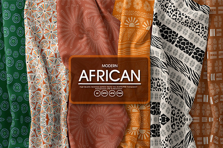 Modern African, a Pattern Graphic by MSNTY STUDIOX
